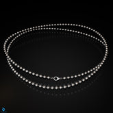 Luna Beads Pure Silver Chain